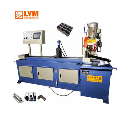Máy cắt ống khí nhôm tự động Máy cắt ống vuông rỗng 45 độ