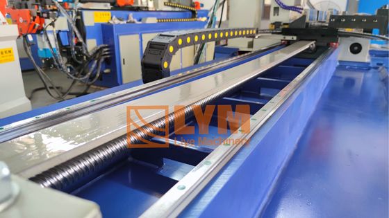 Máy cắt ống khí nhôm tự động Máy cắt ống vuông rỗng 45 độ