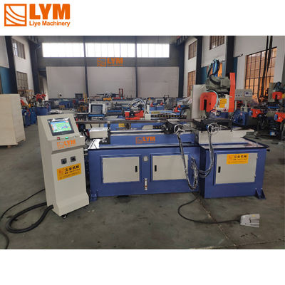 Máy cắt ống khí nhôm tự động Máy cắt ống vuông rỗng 45 độ