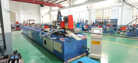 Máy đâm lỗ ống CNC Busbar Arc Notching Cutting Tail Pulling