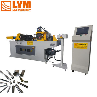 SG40NC ống cuối hình thành máy bốn trạm hoạt động cho 2 inch ống thép thu hẹp
