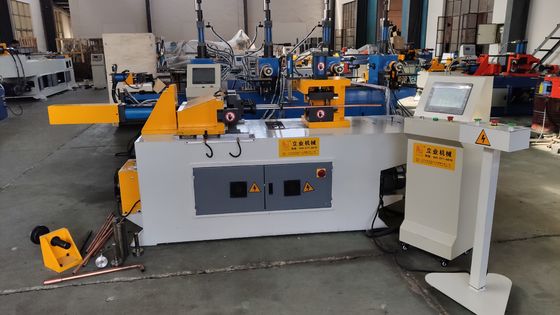SG40NC ống cuối hình thành máy bốn trạm hoạt động cho 2 inch ống thép thu hẹp