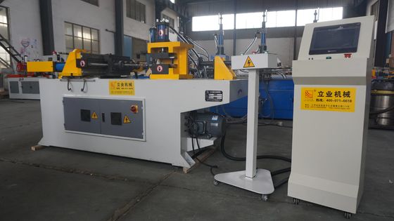 SG40NC ống cuối hình thành máy bốn trạm hoạt động cho 2 inch ống thép thu hẹp